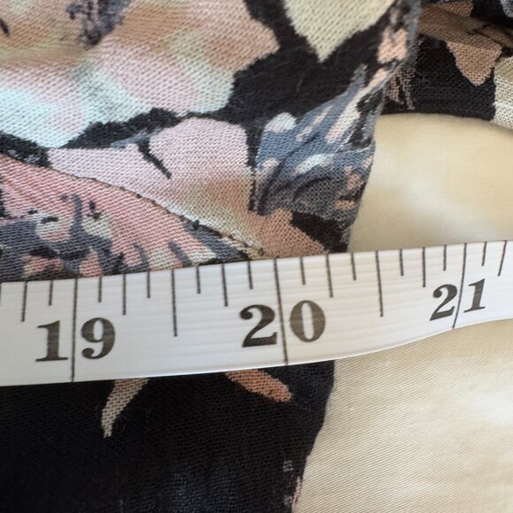 Angie Black Floral Lace Boho Mini Dress - Picture 8 of 9